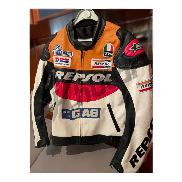repsol motorcycle jacket custom size s to ....
